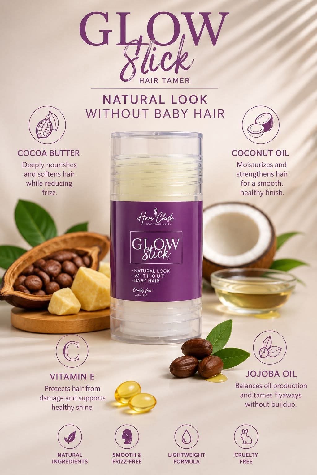 جلو ستكGlow Stick Hair Tamer